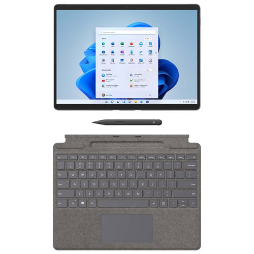 Surface Pro 8 with Wi-Fi for Business - Windows 11 Pro - 8GB RAM, 128GB SSD - Intel i5-1145G7- Platinum