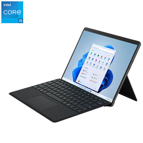 Surface Pro 8 with Wi-Fi for Business - Windows 11 Pro - 8GB RAM, 256GB/512GB SSD - Intel i5-1145G7- 2 Colour Options