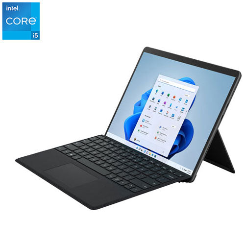 Surface Pro 8 with Wi-Fi for Business - Windows 10 Pro - 8GB RAM, 256GB SSD - Intel i5-1145G7- Graphite