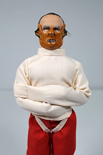 Mego Horror The Silence of The Lambs: Hannibal Lecter in Straight Jacket 8" Action Figure, Multicolor, Standard