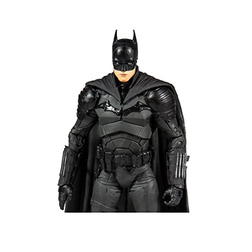 McFarlane Toys Batman: The Batman (Movie) 7" Action Figure with Accessories, Multicolor, 15076