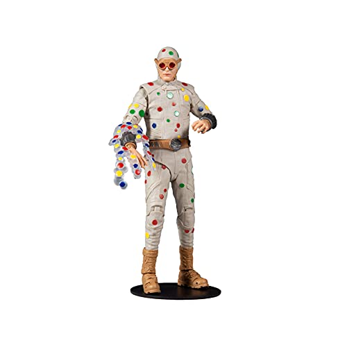 McFarlane Toys - DC Multiverse - Suicide Squad - Polka Dot Man 7 Inch Action Figure with Build-A-King Shark Pieces, Multicolor (Model Number: 15433)