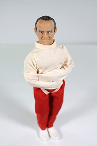 Mego Horror The Silence of The Lambs: Hannibal Lecter in Straight Jacket 8" Action Figure, Multicolor, Standard