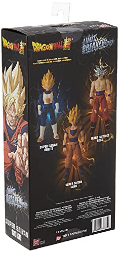 Dragon Ball Super - Super Saiyan Goku Limit Breaker 12 inch Figure, S2 Super Saiyan Goku, Series 2 (36735)