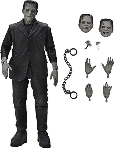 NECA Universal Monsters Frankenstein Action Figure [Ultimate Version, Black & White]