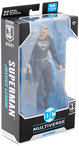 McFarlane Toys - DC Multiverse - Justice League Movie - Superman 7" Action Figure, Multicolor (15095)