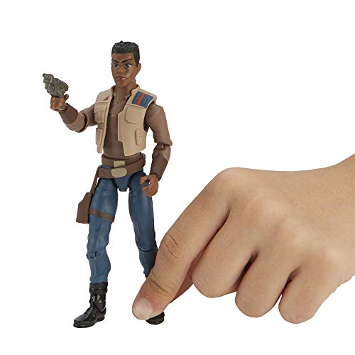 Star Wars Galaxy of Adventures Star Wars: The Rise of Skywalker Finn 5-Inch-Scale Action Figure Toy with Fun Blaster Action Movement