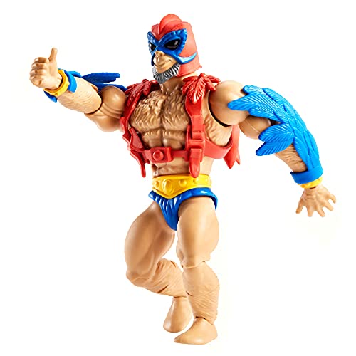 Masters of the Universe Origins Stratos Action Figure with Accessories, Collectible Gift for Motu Fans Ages 6 Years & Older
