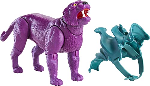 Masters of the Universe Origins Toys, MOTU Panthor Action Figure, Panther-Like Beast, Animal Character Collectible