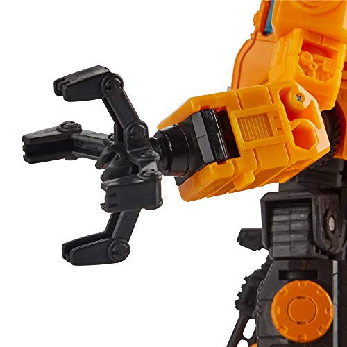 Transformers Toys Generations War for Cybertron: Earthrise Voyager WFC-E10 Autobot Grapple Action Figure - Kids Ages 8 and Up, 7-inch