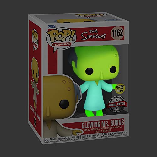 Funko Pop! Animation: The Simpsons: Glowing Mr. Burns Vinyl Figure, Multicolor, 58177