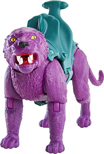 Masters of the Universe Origins Toys, MOTU Panthor Action Figure, Panther-Like Beast, Animal Character Collectible