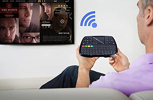 Dreamlink/Formuler Palm Remo 7 Color Backlit Wireless Mini–Keyboard for PC Portable 2.4ghz USB Keypad with Touchpad Remote Control Android TV Box Google TV Box, Xbox360, for PS3