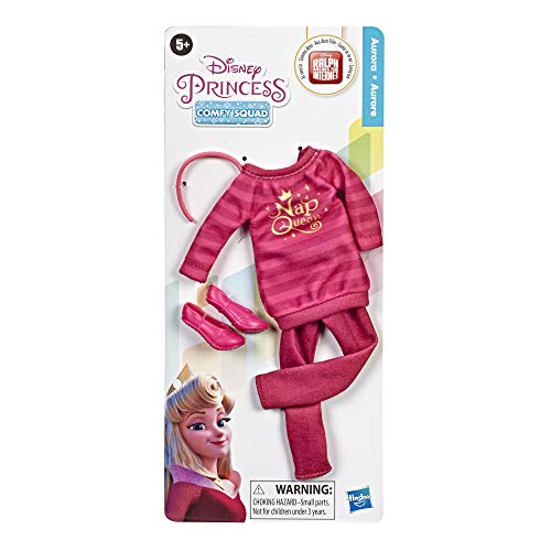 Hasbro Disney Princess Comfy Squad Fashion Pack for Aurora Doll, Clothes for Disney Fashion Doll Inspired by Ralph Breaks The Internet Movie