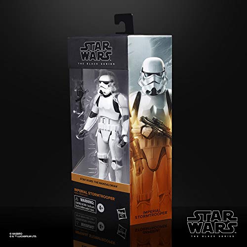 Star Wars The Black Series Imperial Stormtrooper Toy 6-Inch-Scale The Mandalorian Collectible Action Figure, Kids Ages 4 and Up