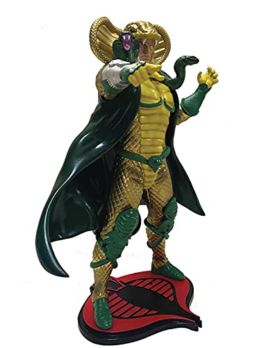 GIJOE G.I. Joe 9 Inch Statue Figure 1/8 Scale PVC - Serpentor, (DC41779)