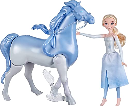 Disney's Frozen 2 Elsa and Swim and Walk Nokk, Toy for Kids, Frozen Dolls Inspired by Disney's Frozen 2