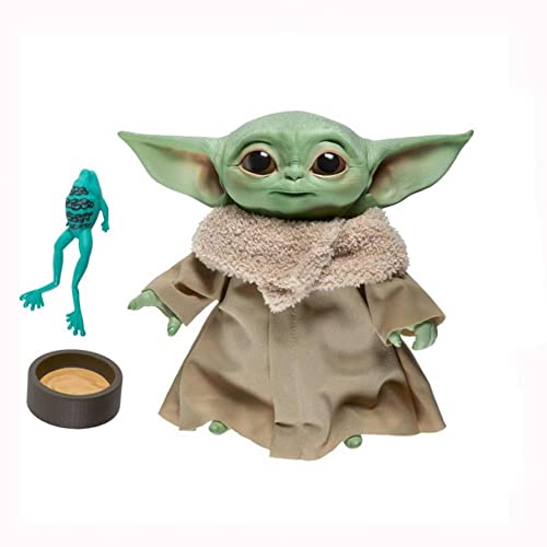 Star Wars The Child Talking Plush Toy with Character Sounds and Accessories, The Mandalorian Toy for Kids Ages 3 and Up , Green