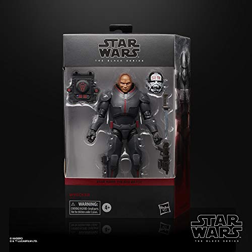 Hasbro Star Wars The Black Series Wrecker 6-Inch-Scale Star Wars: The Bad Batch Collectible Deluxe Action Figure, Toys for Kids Ages 4 and Up, F0630