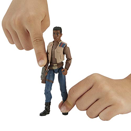 Star Wars Galaxy of Adventures Star Wars: The Rise of Skywalker Finn 5-Inch-Scale Action Figure Toy with Fun Blaster Action Movement