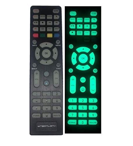 Formuler/Dreamlink Replacement Remote Control Luminous Original Remote Control Compatible with Z7 Z8 Dlite Dlite+ T1 T1+ T2 ZX (1PCS)