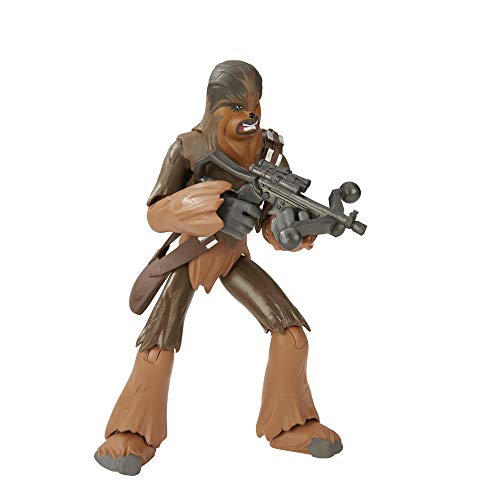 Hasbro Star Wars Galaxy of Adventures Star Wars: The Rise of Skywalker Chewbacca 5-Inch-Scale Action Figure Toy with Fun Action Move