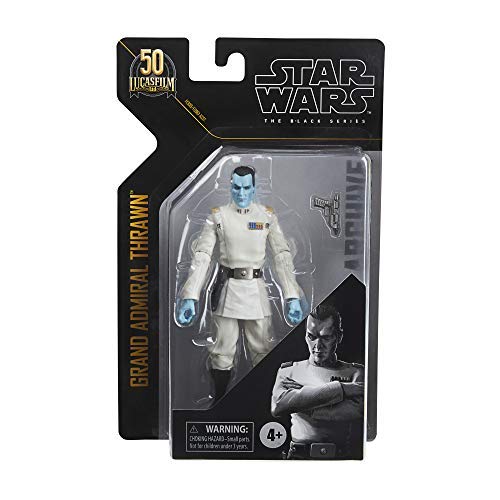 Star Wars The Black Series Archive Grand Admiral Thrawn Toy 6-Inch-Scale Star Wars Rebels Collectible Figure, Toys Kids Ages 4 and Up