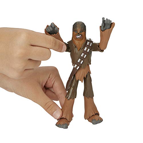 Hasbro Star Wars Galaxy of Adventures Star Wars: The Rise of Skywalker Chewbacca 5-Inch-Scale Action Figure Toy with Fun Action Move