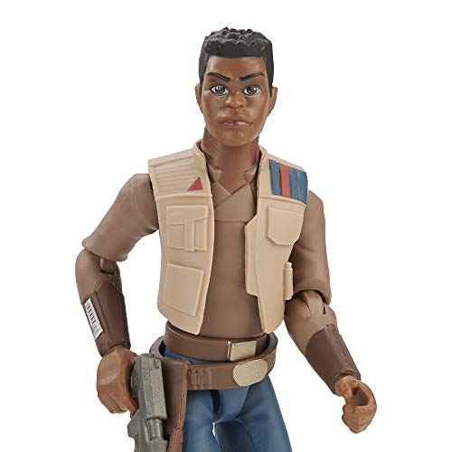 Star Wars Galaxy of Adventures Star Wars: The Rise of Skywalker Finn 5-Inch-Scale Action Figure Toy with Fun Blaster Action Movement