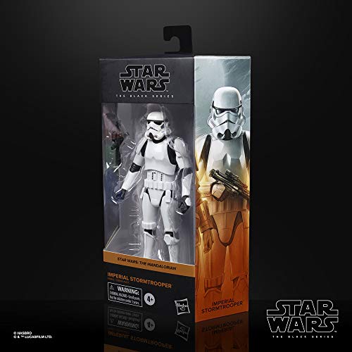 Star Wars The Black Series Imperial Stormtrooper Toy 6-Inch-Scale The Mandalorian Collectible Action Figure, Kids Ages 4 and Up