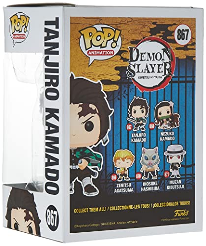 Funko Pop! Animation: Demon Slayer - Tanjiro Kamado, Multicolor, Extra Large