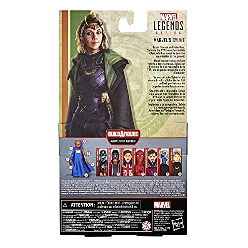 Hasbro Marvel Legends Series 6-inch Scale Action Figure Toy Marvel’s Sylvie, Premium Design, 1 Figure, 3 Accessories, and 1 Build-a-Figure Part, F1097
