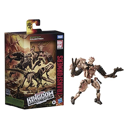 Transformers Toys Generations War for Cybertron: Kingdom Deluxe WFC-K7 Paleotrex Fossilizer Action Figure - Kids Ages 8 and Up, 5.5-inch