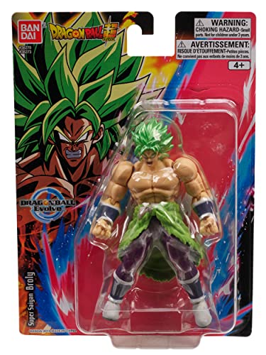 Dragon Ball Super: Evolve - Super Saiyan, Super Saiyan Broly Action Figure, 5-inch