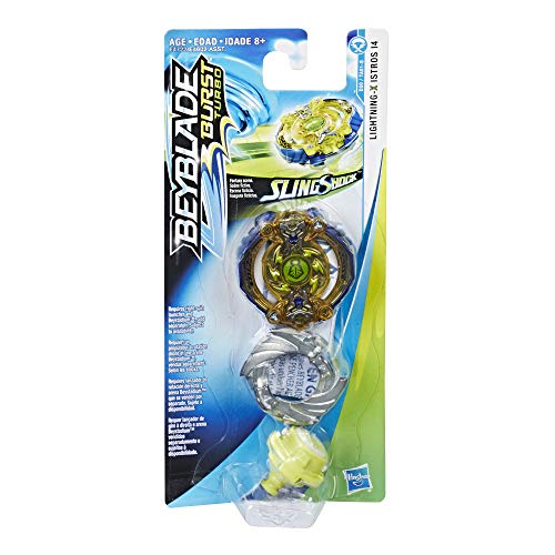 Hasbro E4722AS00 Beyblade Burst Turbo Slingshock Single Top Lightning-X Istros I4