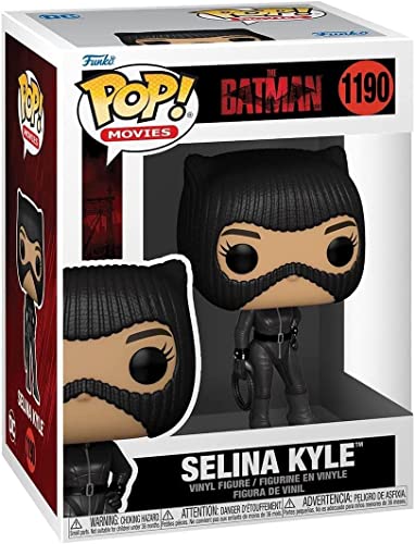 Funko Pop! Movies: The Batman - Selina Kyle with Chase (Styles May Vary), Multicolor, 59279