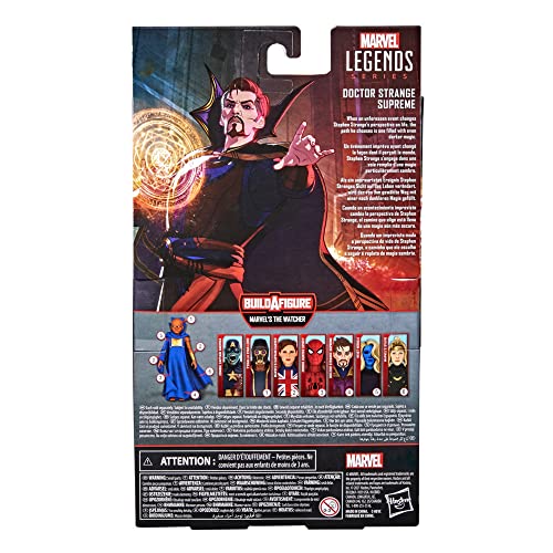 Hasbro Marvel Legends Series 6-inch Scale Action Figure Toy Doctor Strange Supreme, Premium Design, 1 Figure, 1 Accessory, and Build-a-Figure Part, F0333