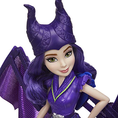 Hasbro Disney Descendants Dragon Queen Mal, Fashion Doll Transforms to Winged Dragon