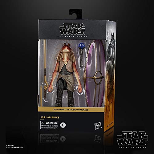 Star Wars The Black Series Jar Jar Binks 6-Inch-Scale Star Wars: The Phantom Menace Collectible Deluxe Action Figure, Kids Ages 4 and Up