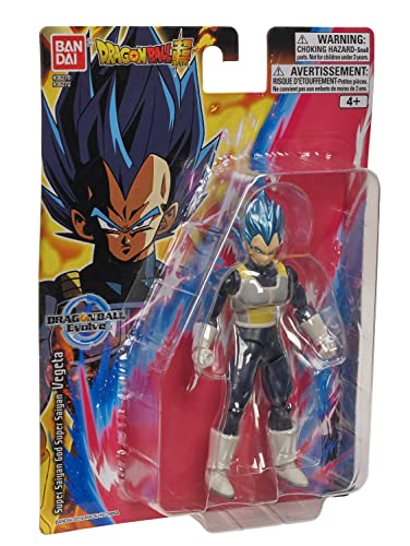 Dragon Ball Super: Evolve - Super Saiyan, Super Saiyan Blue Vegeta Action Figure, 5-inch