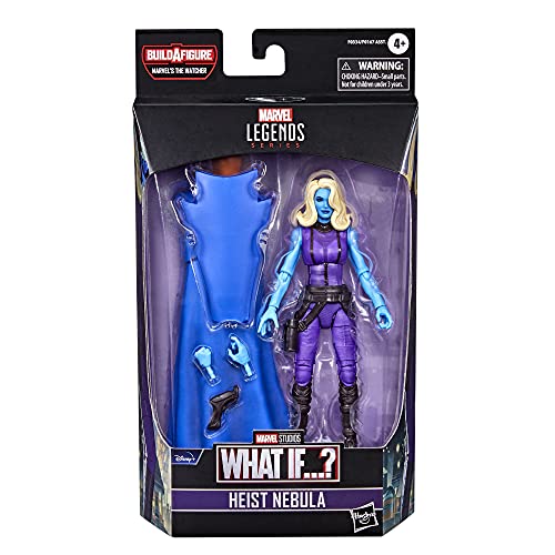 Hasbro Marvel Legends Series 6-inch Scale Action Figure Toy Heist Nebula, Premium Design, 1 Figure, 1 Accessory, and 2 Build-a-Figure Parts, F0334