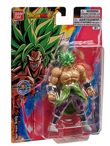 Dragon Ball Super: Evolve - Super Saiyan, Super Saiyan Broly Action Figure, 5-inch