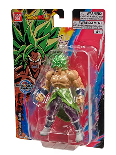 Dragon Ball Super: Evolve - Super Saiyan, Super Saiyan Broly Action Figure, 5-inch