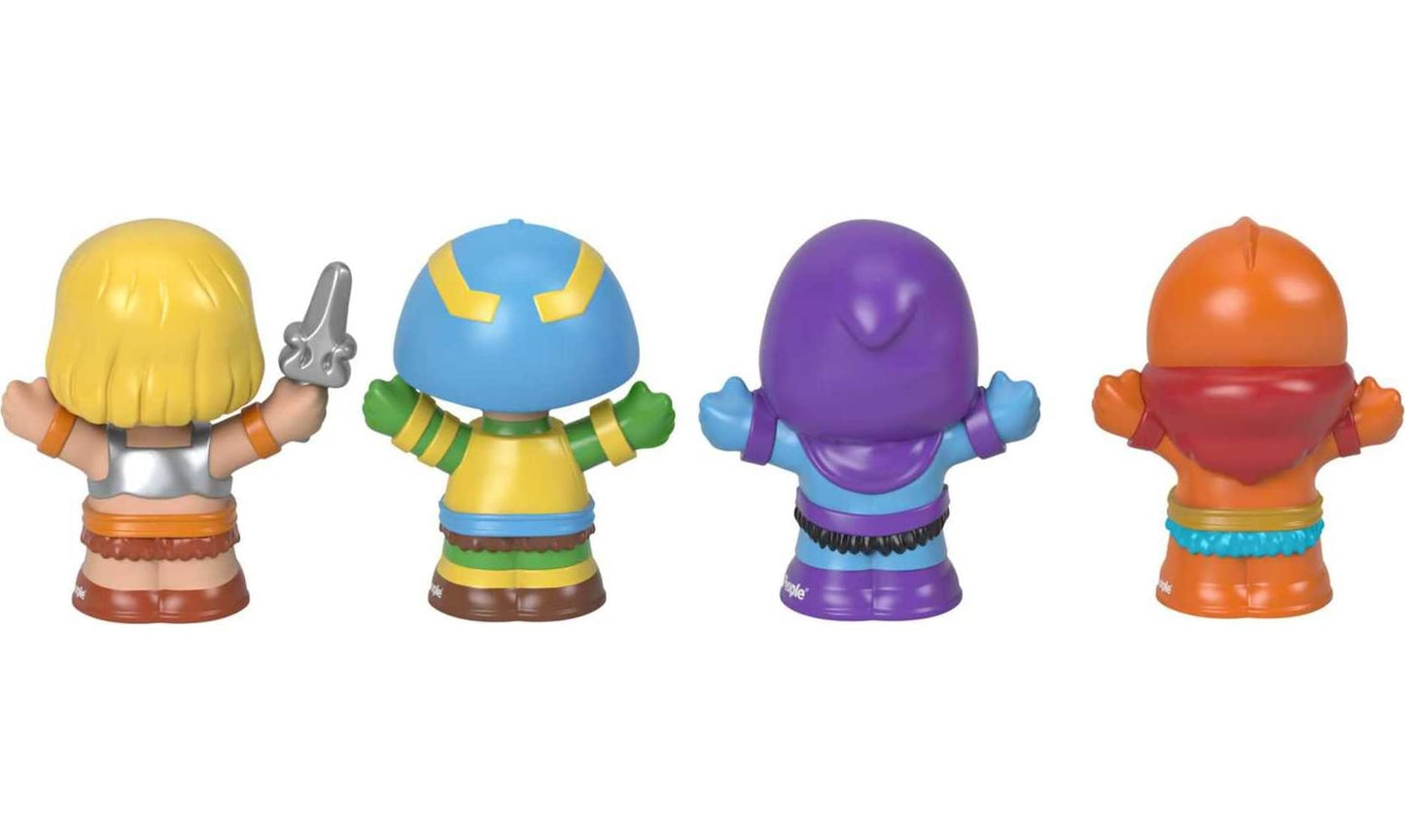 Fisher-Price Little People Collector Masters of The Universe Figure Set, 4 Character Figures in a Giftable Package for Fans Ages 1-101 Years