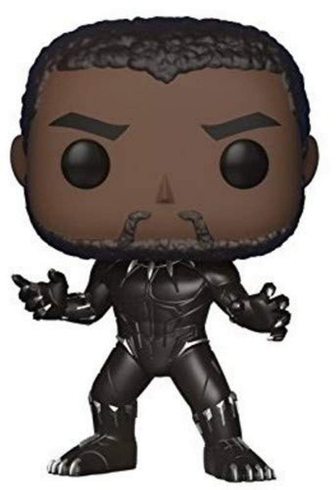 Funko POP! Marvel: Black Panther Movie - Black Panther (Styles May Vary) Collectible Figure Grey, 2.5 x 2.5 Inch