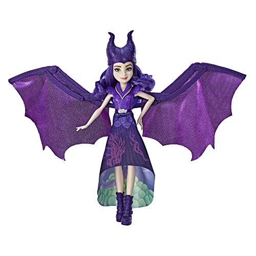 Hasbro Disney Descendants Dragon Queen Mal, Fashion Doll Transforms to Winged Dragon