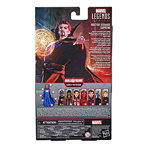 Hasbro Marvel Legends Series 6-inch Scale Action Figure Toy Doctor Strange Supreme, Premium Design, 1 Figure, 1 Accessory, and Build-a-Figure Part, F0333