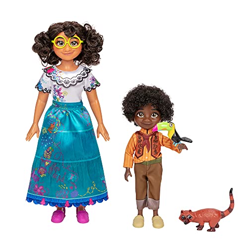 Disney Encanto Mirabel Doll & Antonio Doll Adventure Playset with Coati & Toucan
