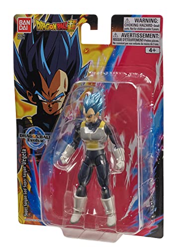 Dragon Ball Super: Evolve - Super Saiyan, Super Saiyan Blue Vegeta Action Figure, 5-inch