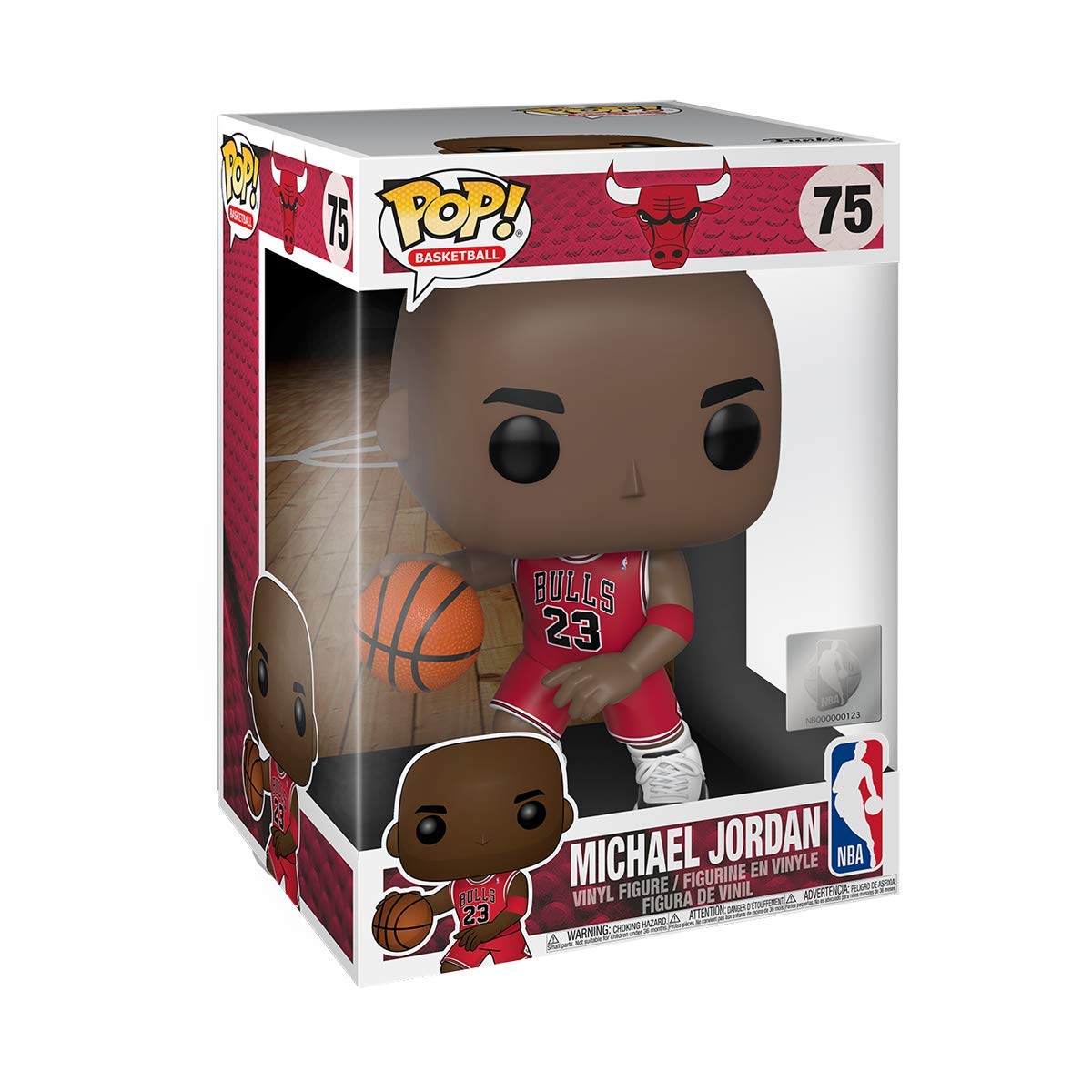 Funko Pop! NBA: Bulls - 10" Michael Jordan (Red Jersey)